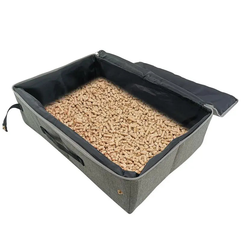 Collapsible Travel Cat Litter Box