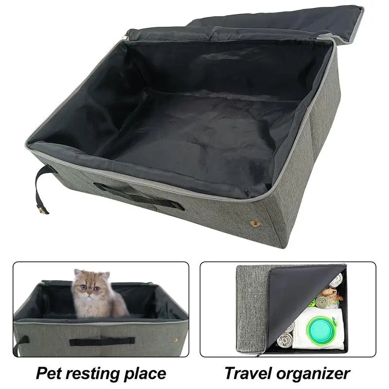 Collapsible Travel Cat Litter Box